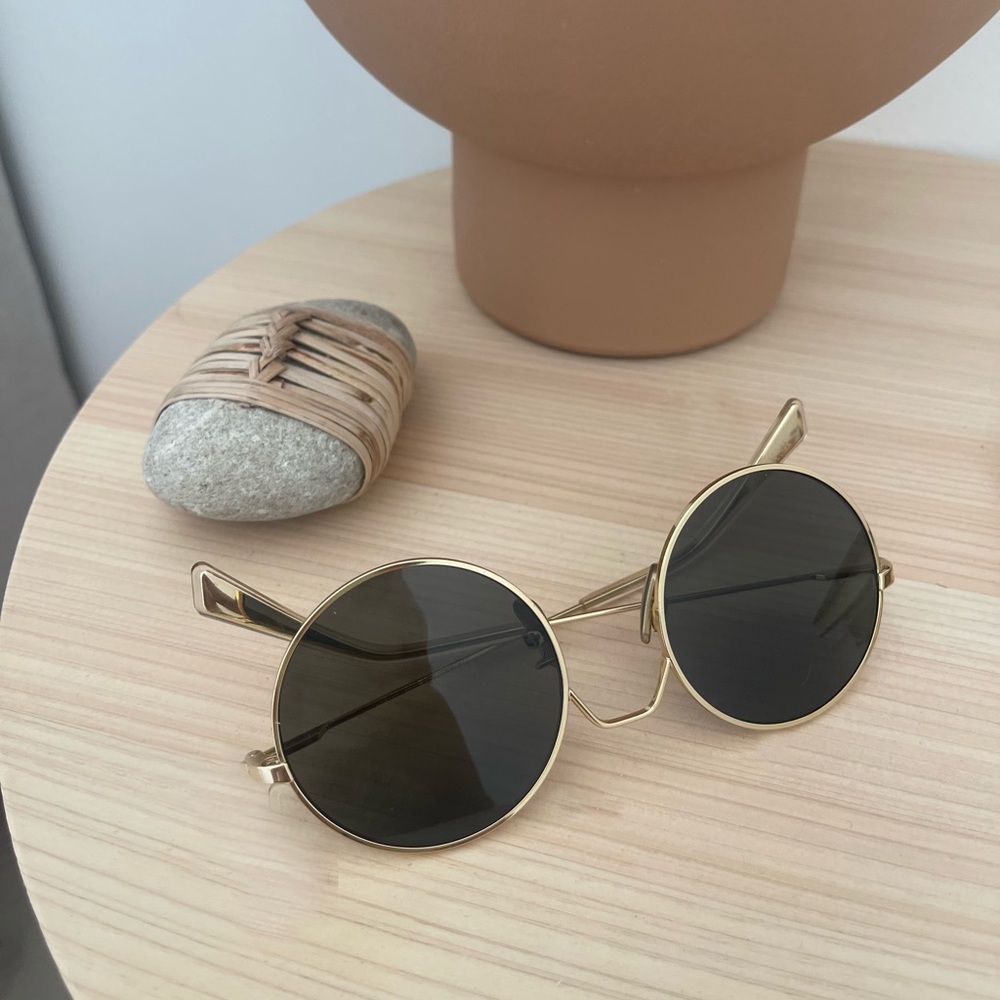 Celine Gold Frame Sunglasses
